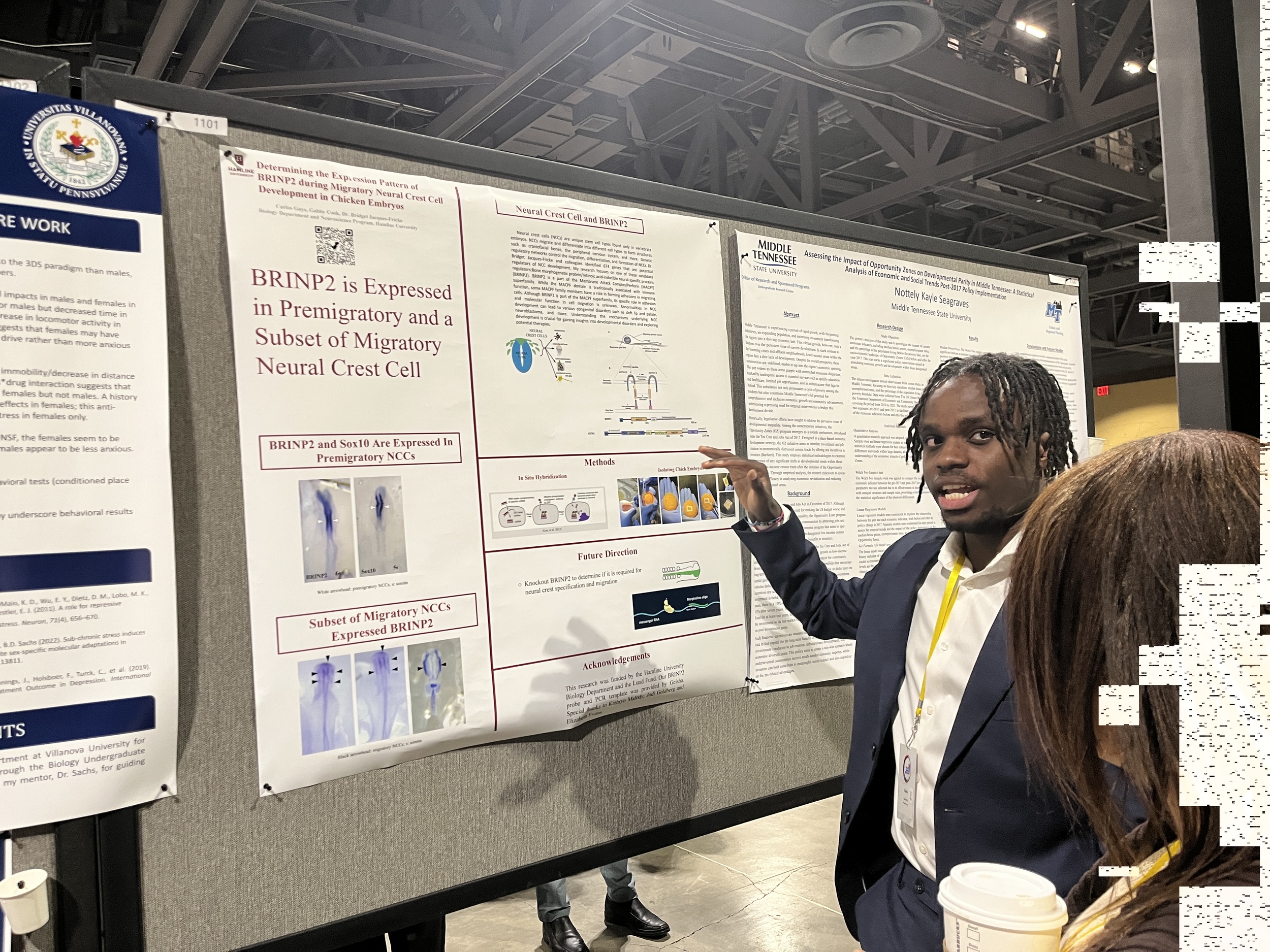 Hamline student presenting at NCUR